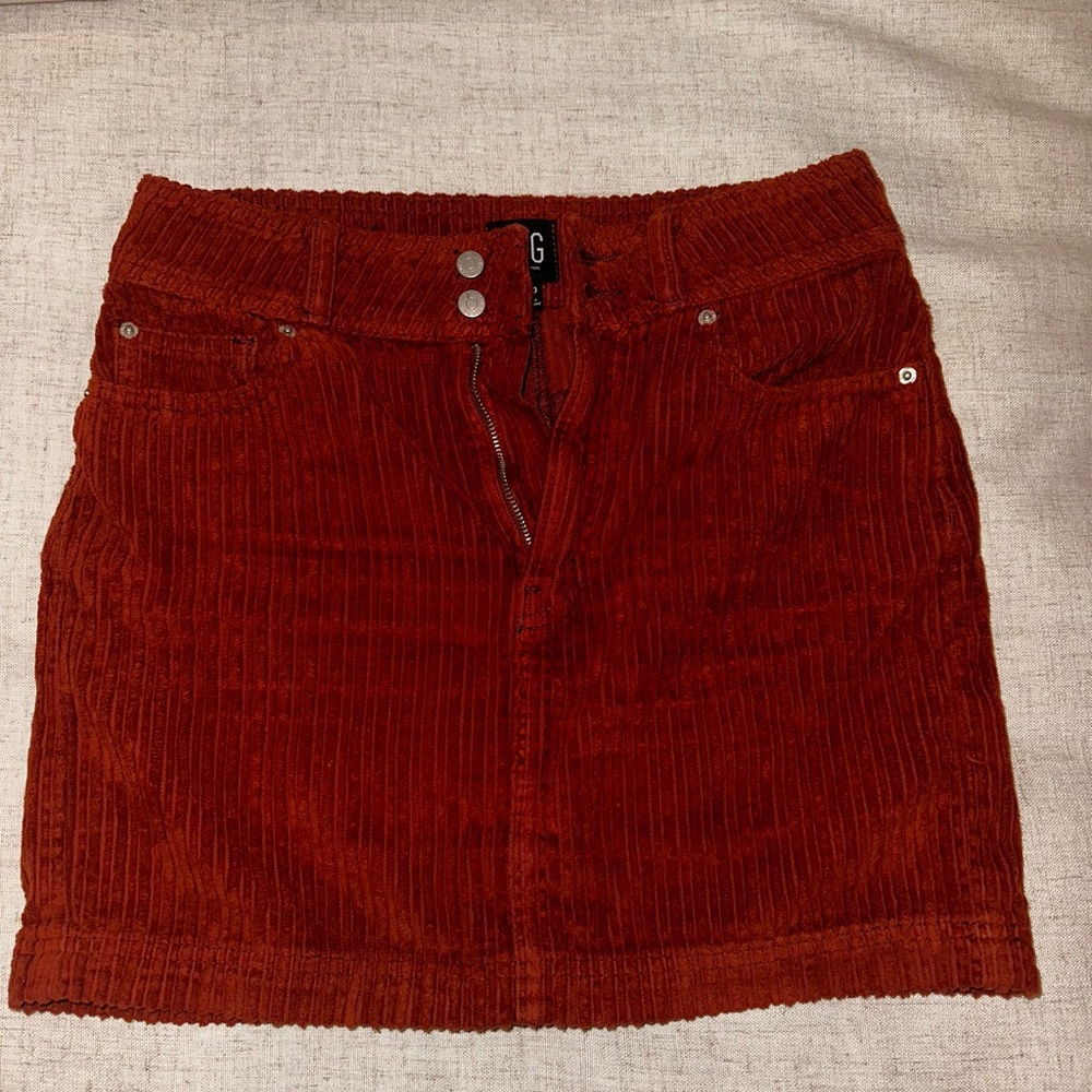 Mini Corduroy Skirt
